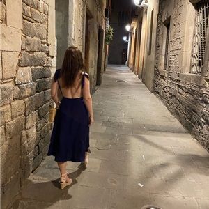 Reformation Montclair Backless Dress